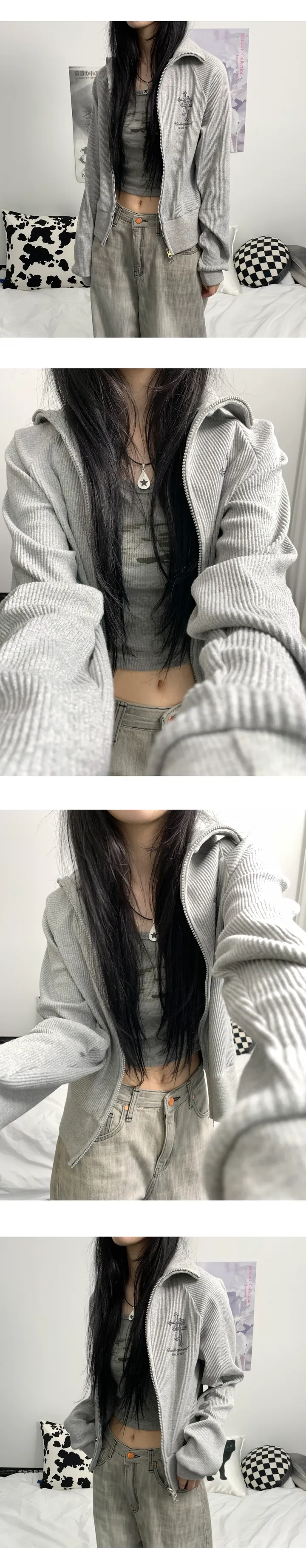 saint golgi zip-up (3color) 상세 이미지 16