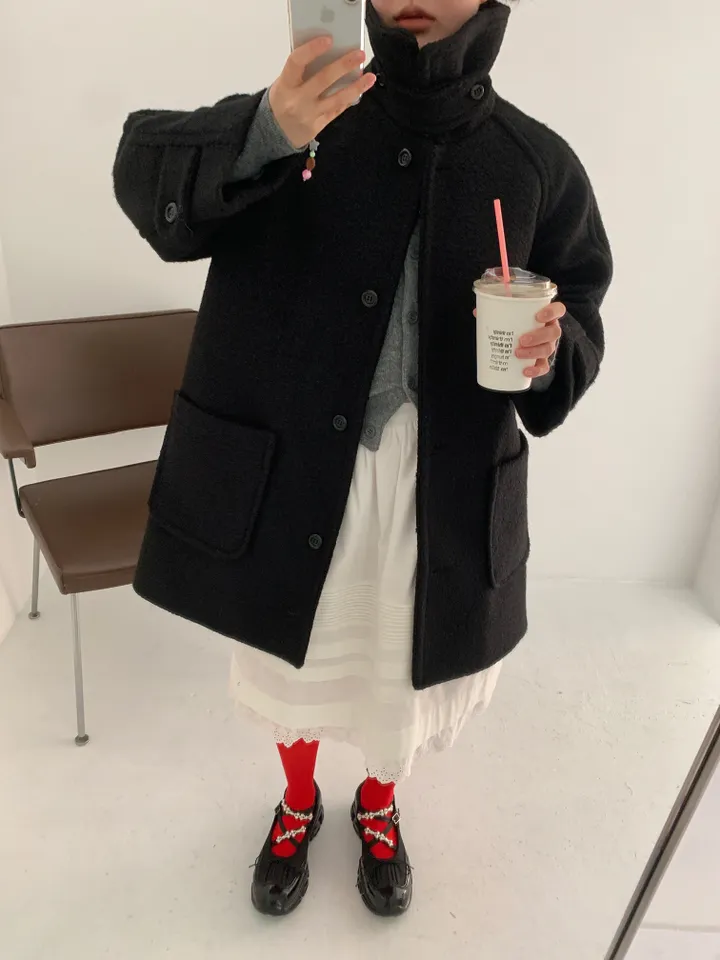 basic round cardigan (5color) 상세 이미지 11