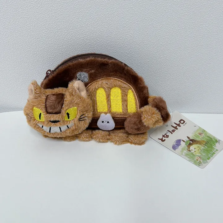 [당일발송] 고양이 버스 인형 동전지갑 지퍼미니 파우치 키링 상세 이미지 5