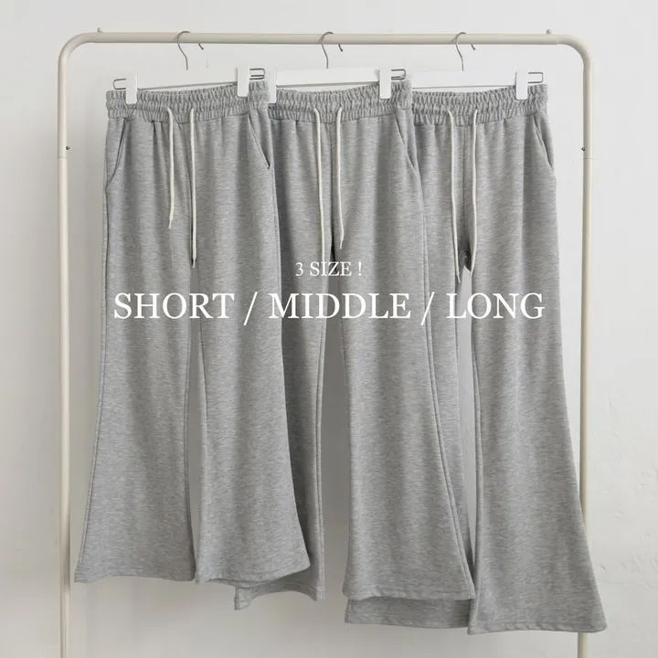 [말라핏!/숏,기본,롱] 다리 길어보이는, 세미 부츠컷 데일리 트레이닝 팬츠 슬림 라인 봄 가을 키작녀 바지 (6color) 상세 이미지 64