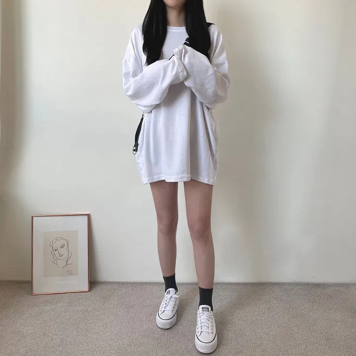 [남녀공용/20color] 빅사이즈 박스티 오버핏 레이어드티 무지티 상세 이미지 29