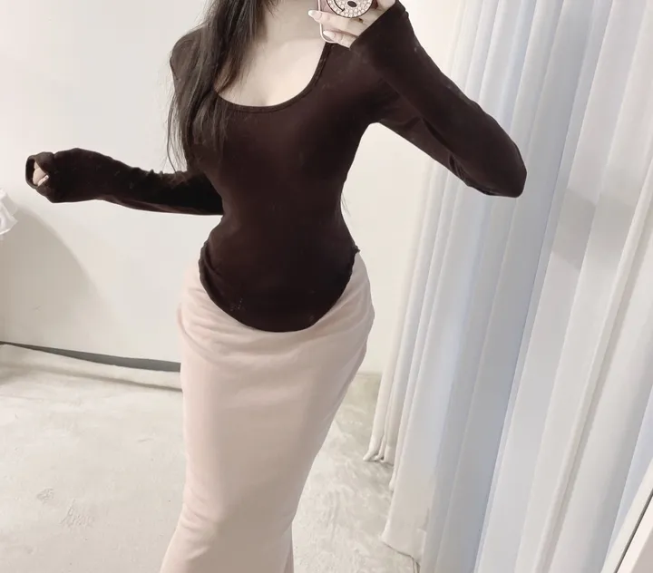 반팔긴팔o자체제작❤️요기가원조❤️숏/롱ver*유어로즈 몸매보정ts 상세 이미지 29
