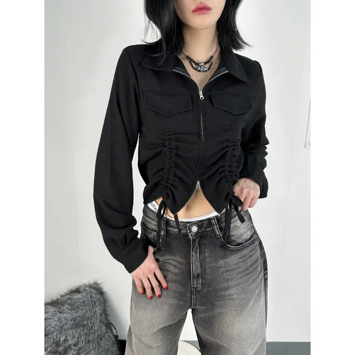 ★2/25 출고예정★❤️‍🔥컬러추가│누적판매2,000 돌파 기념❤️‍🔥비죠 버튼 포인트 블랙 루즈 와이드 빈티지 데님 팬츠(3-5일 여유주문) 상세 이미지 17