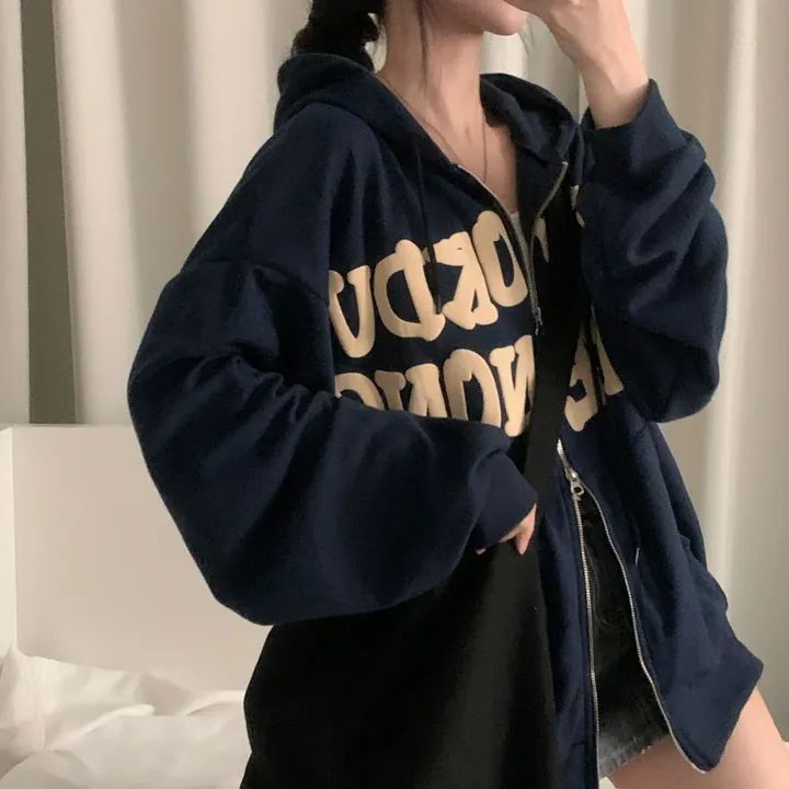 [기모추가!/만족도100%] 크루아상 발포 오버핏 레터링 후드집업,점퍼 - 4color 상세 이미지 10