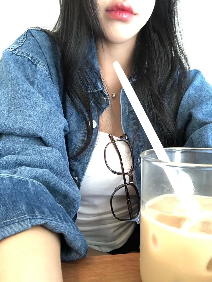 [핏강추/루즈핏] 데일리 실버버튼 청자켓 남방-2col 상세 이미지 4