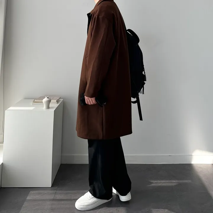 오버핏 발마칸 코트 미니멀 빅사이즈 아우터 오버핏발마칸코트 상세 이미지 15