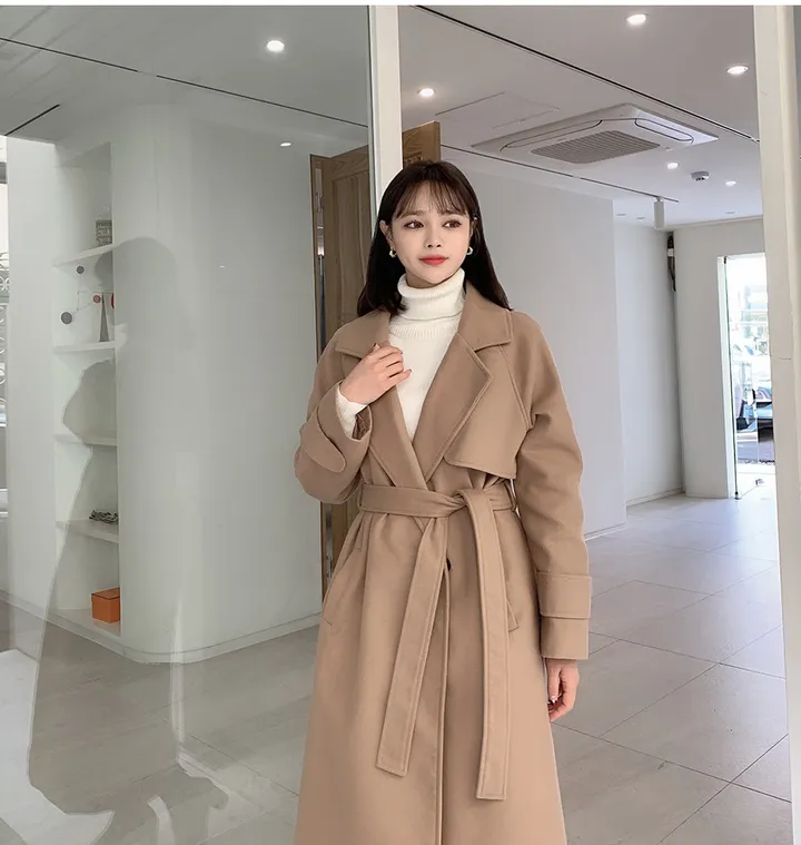 [44-120] [3만장 돌파♥] 깔끔한매력 벨트 롱 코트 (누빔안감) 상세 이미지 104