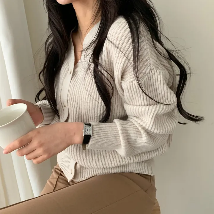 [가격실화?] 리얼 캐시미어 보카시 니트 가디건;6col 상세 이미지 28