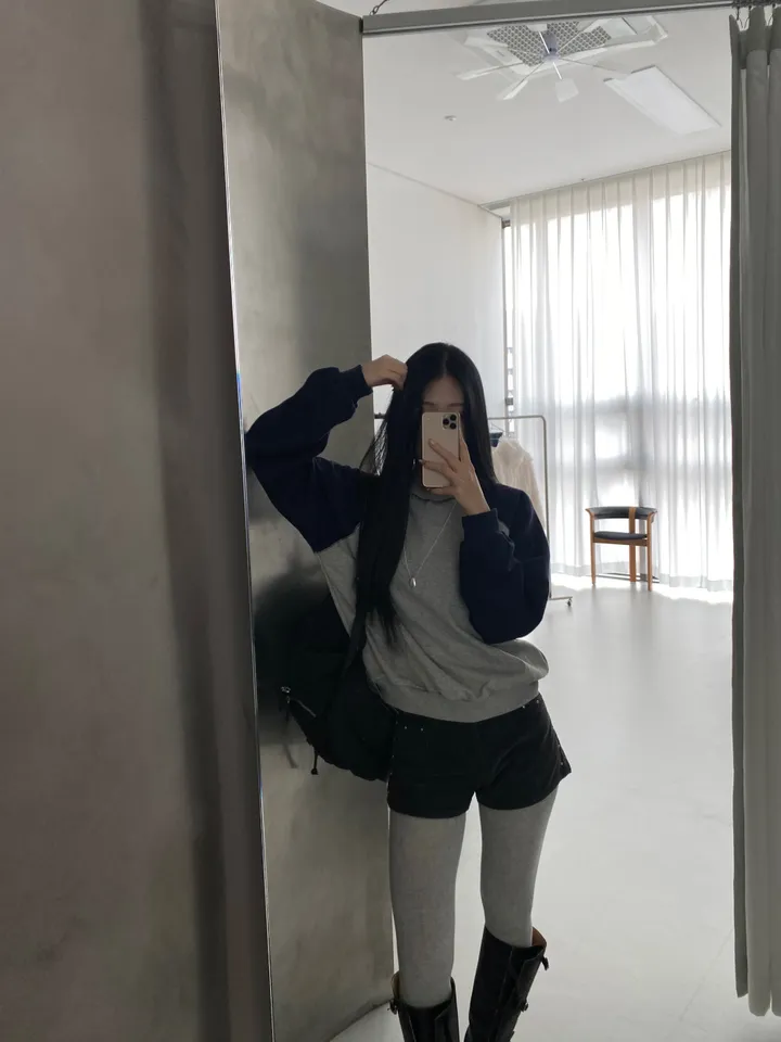 반바지 모델 착용 이미지-S1L66