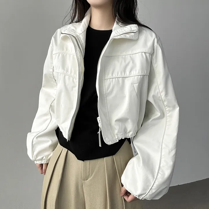당일출고🚀[quality/도톰] 하이넥 파이핑 고프코어 루즈핏 스트링 바람막이 점퍼 3color 상세 이미지 54