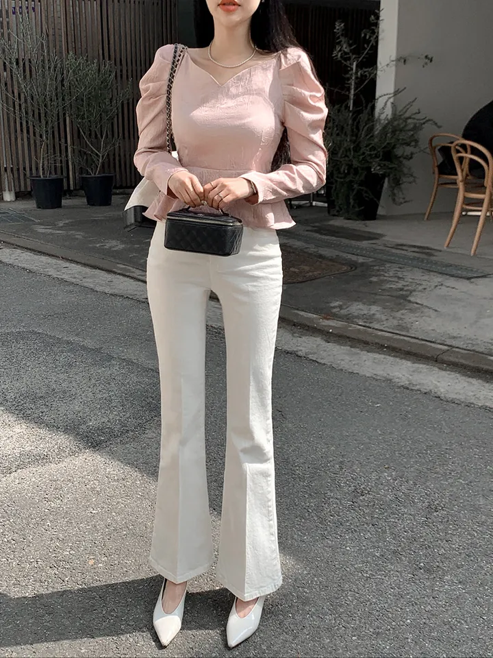 단독) 볼링레직기밴딩부츠컷 pants 💗2ver.숏/롱 (xs사이즈,숏기장 추가!) 상세 이미지 97