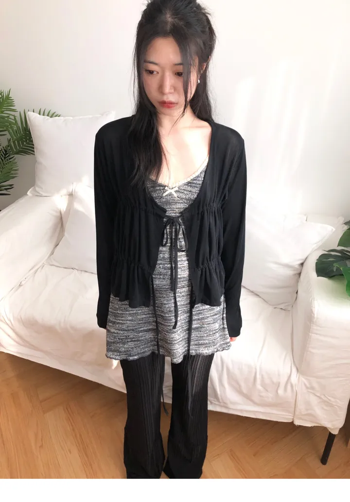 shirring cardigan (2color) / 셔링 가디건 상세 이미지 34