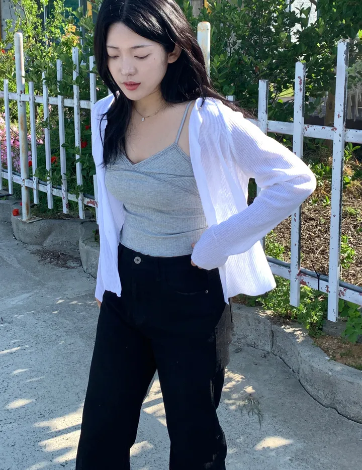 [2000장돌파🍧]샤베트 골지 여름가디건 상세 이미지 9