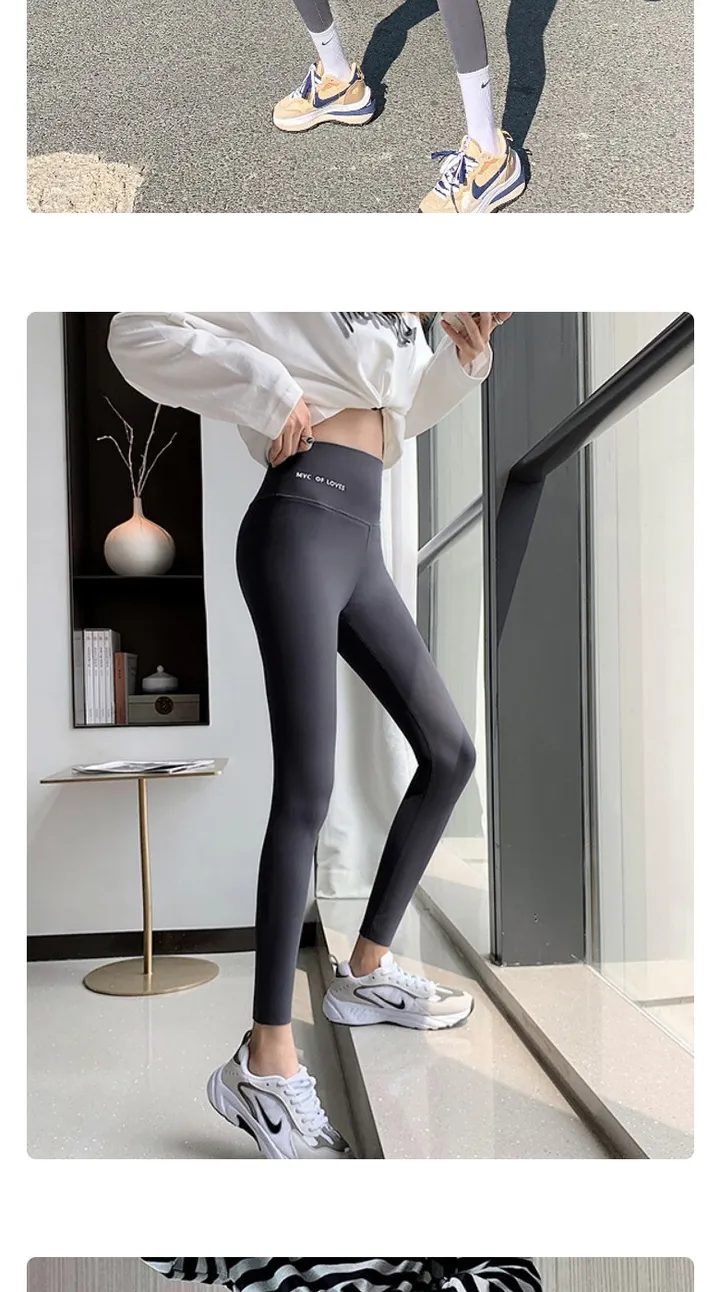 아모르주 더데일리 9부 레깅스 2장세트 여자 요가 요가복 헬스 빅사이즈 운동 바지 상세 이미지 13
