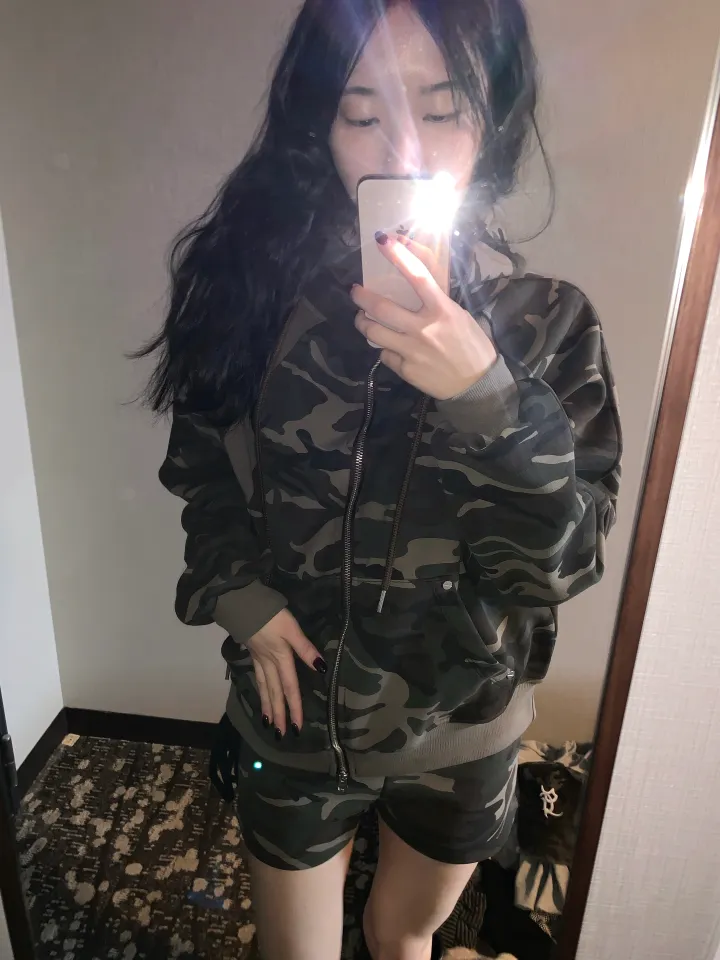 시니컬 카모 사선절개 후디zp 🪽🖤(기모) 상세 이미지 8