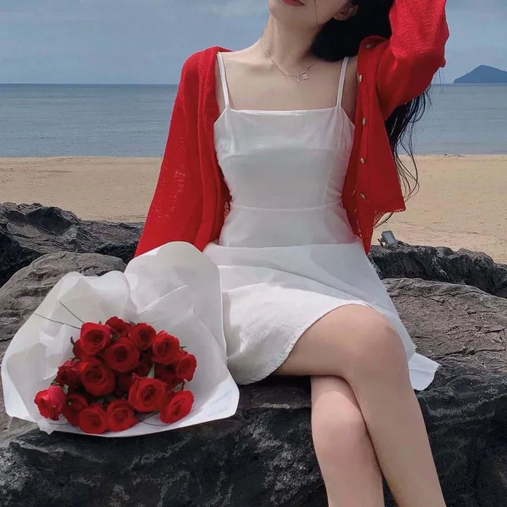 [재진행❤️/주문폭주]러블리 한도초과, 리본 자수 라운드넥 니트 가디건 상세 이미지 13