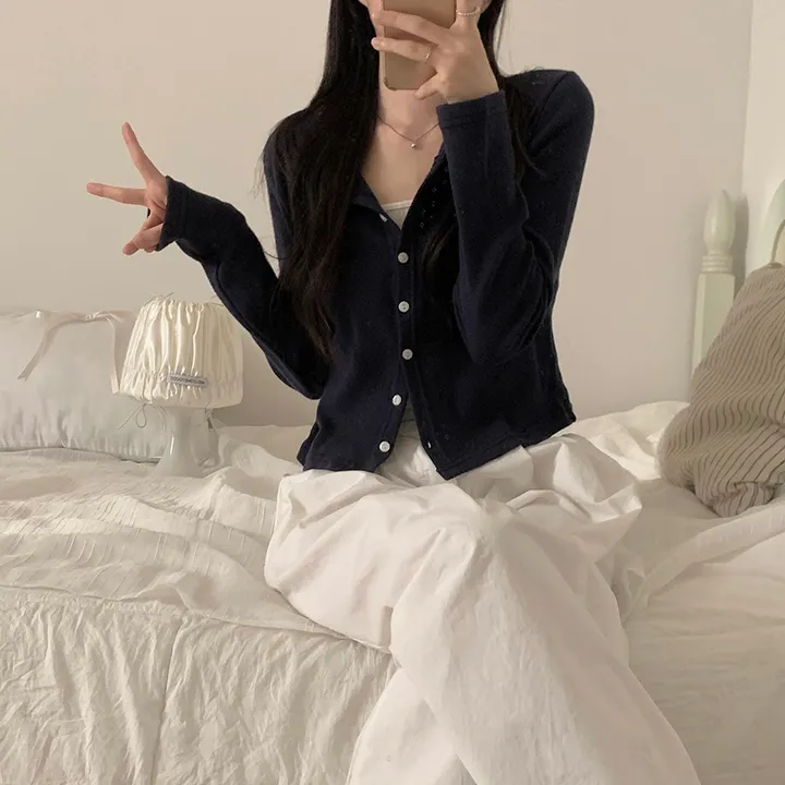 로로 펀칭 가디건 (8color) 상세 이미지 146