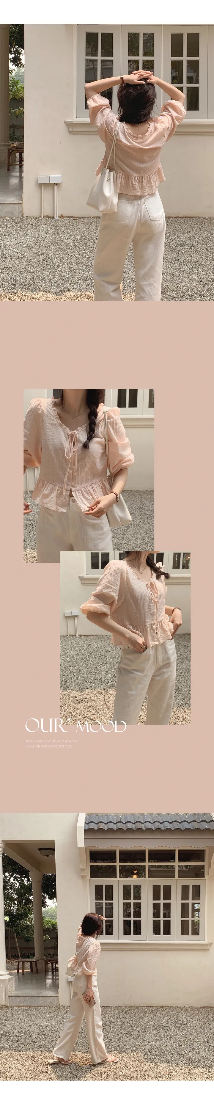 [👀허리밴딩/후들팬츠] 투데이 에어썸머 와이드팬츠 (+기본/롱ver) - 4 size (SLOWMADE/자체제작/봄팬츠/여름팬츠/바지/세미와이드/편안함/데일리) 상세 이미지 29