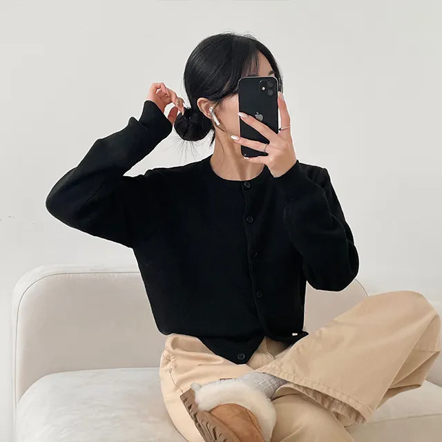 [~10컬러] 보노보노 크롭핏 단정해 니트가디건 상세 이미지 86