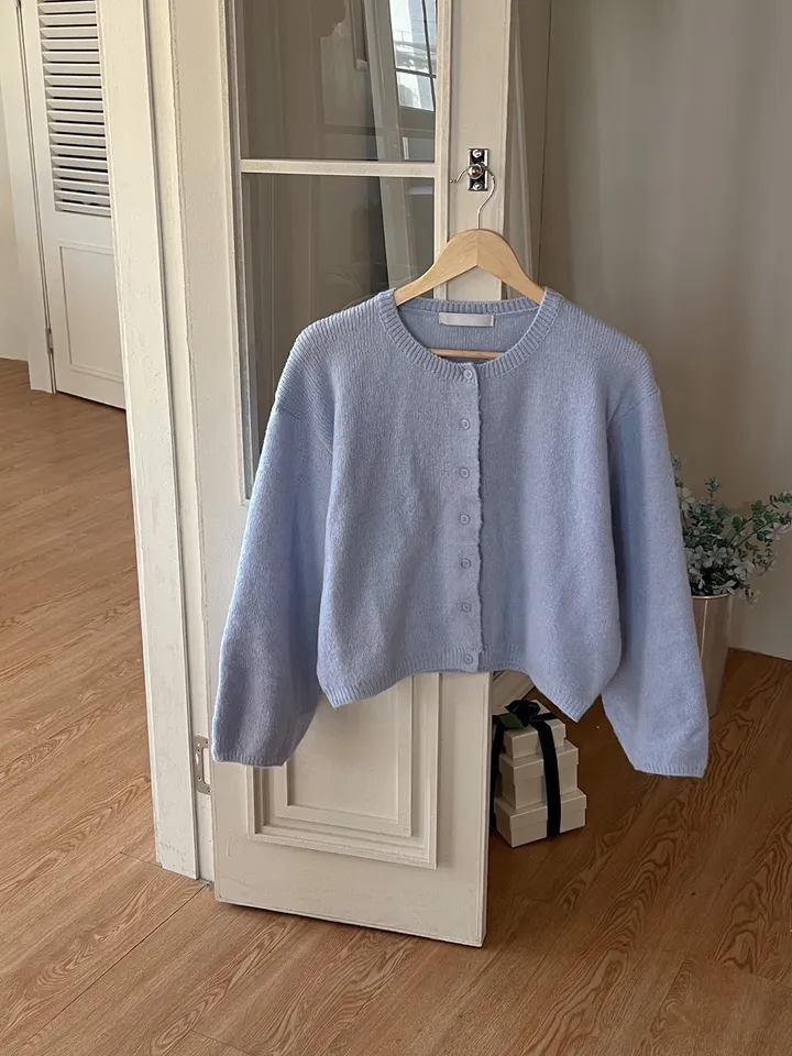 [다음날도착!당일배송/봄가디건/핏보장]라운드 벌룬 아방핏 니트 가디건/9color 상세 이미지 1