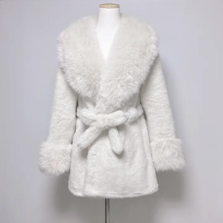 [BEST/최저가] *진짜예뻐요* 밍크 카라 퍼 하프코트 벨트 세트 4color/ 고퀄 실물보장 완전강추 클로징가능 상세 이미지 9