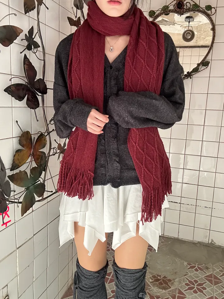 *추천* 빈티지 프릴 가디건 3color 상세 이미지 12