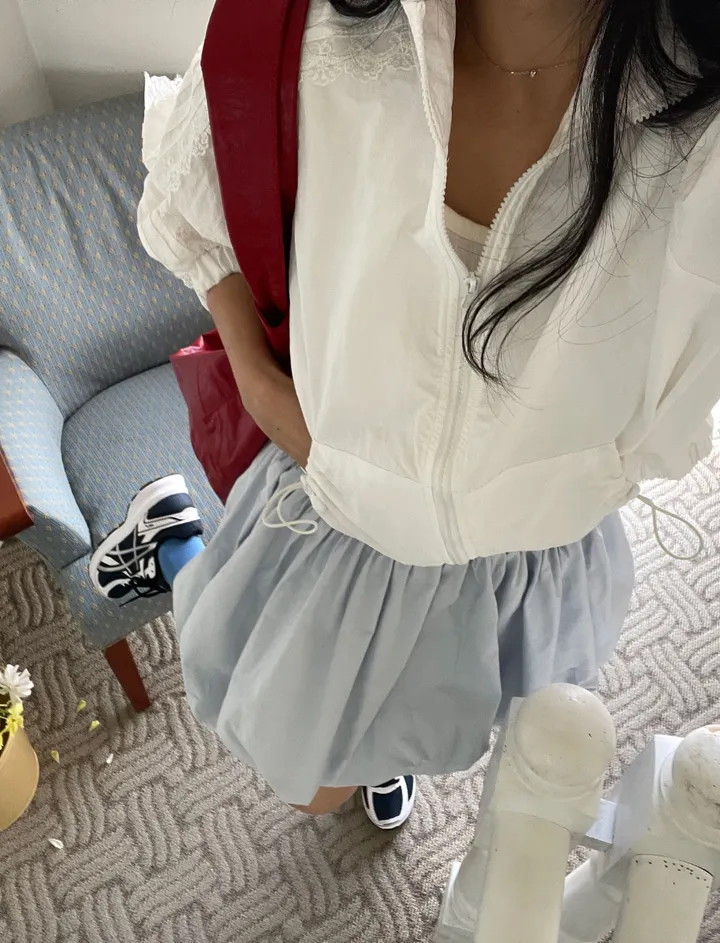 간절기 화이트레이스라인점퍼 상세 이미지 28
