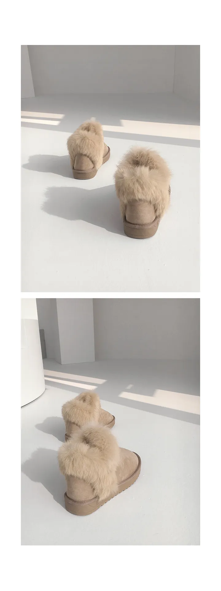 [자체제작/당일발송] 프랑 리얼퍼 숏 앵클 부츠(3cm) 상세 이미지 20