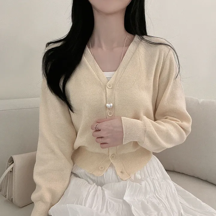 봄필수템 [브이넥/라운드넥] 소장각 라운드 브이넥 기본핏 긴팔 가디건 상세 이미지 59