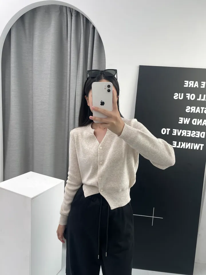 ❤봄컬러추가❤ 13컬러 캐시미어 라운드 트임 니트가디건 상세 이미지 53