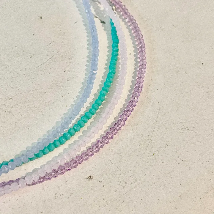 *made* 사계절 만능 레이어드 론델 비즈 목걸이 (2size 13color) 상세 이미지 3