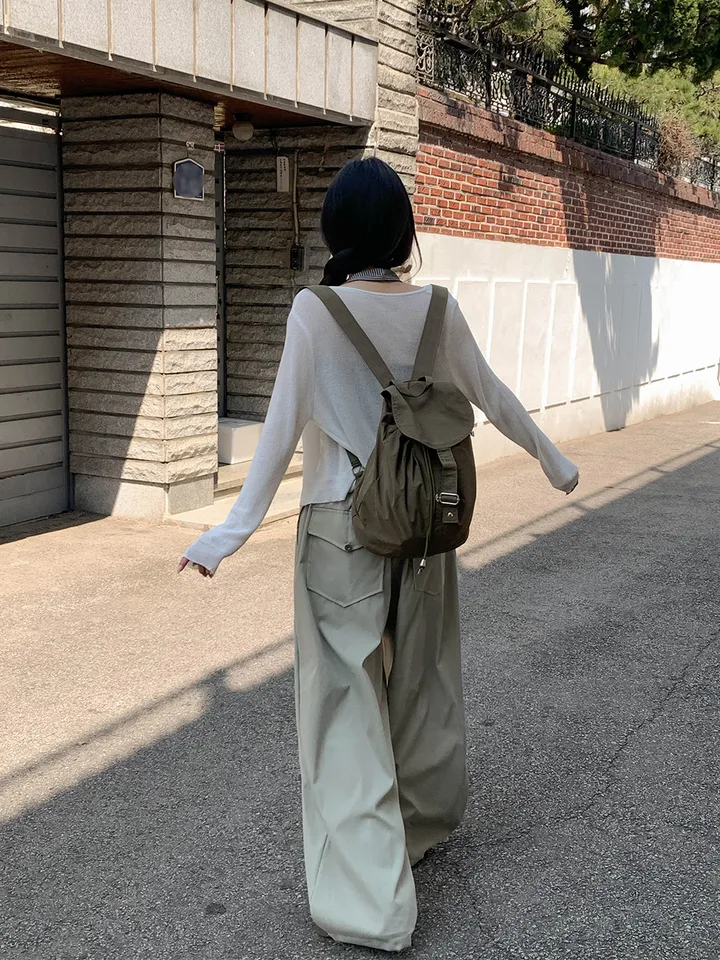[여름까지🩵/핏강추] 르비 시스루 여리핏 세미 크롭 브이넥 긴팔 가디건 5colors 상세 이미지 8