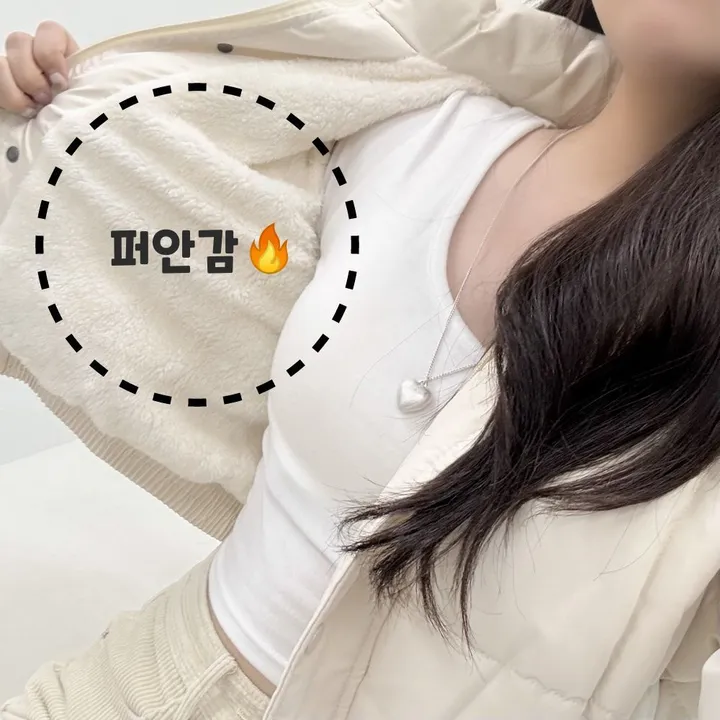당일출고*[고퀄Ver/슬림핏/밍크안감/4Col] 보들 후드 퍼안감 겨울 숏패딩 크롭 겨울패딩 겨울아우터 상세 이미지 3