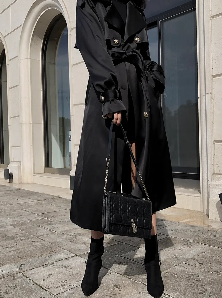 [🖤자체제작🚀바로발송]하이퀄리티 무드 트렌치 코트 상세 이미지 12