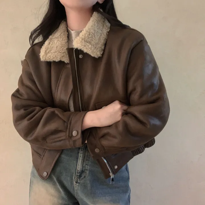 [양털안감🖤/겨울무스탕]고급빈티지무드, 소프트 스웨이드 양털 무스탕 점퍼 자켓 상세 이미지 41