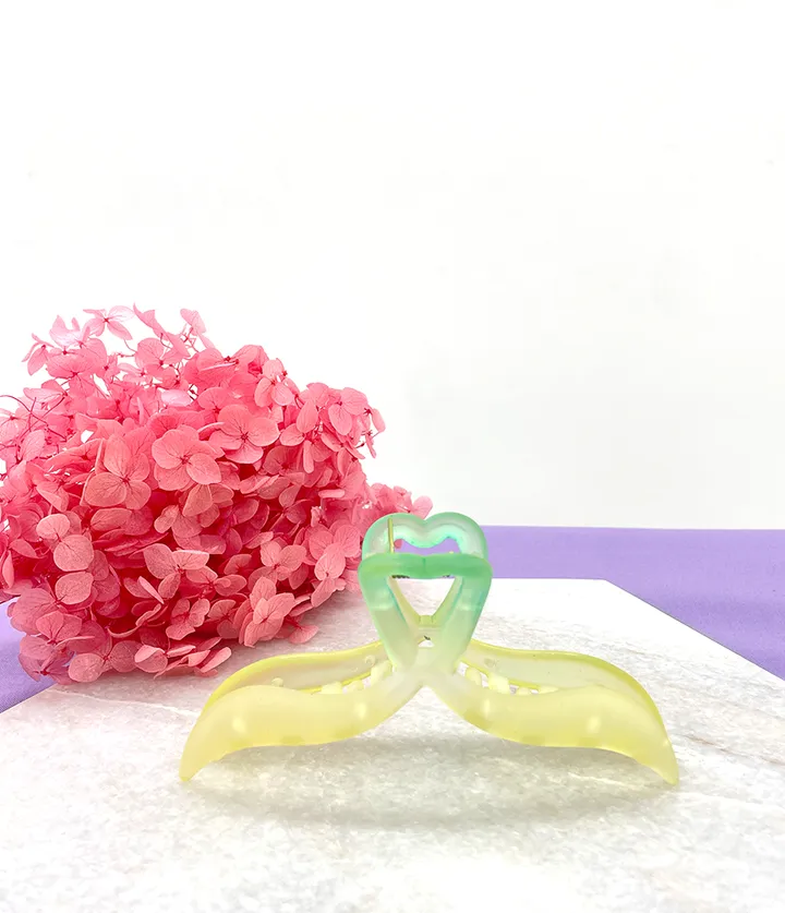 🌷집게핀증정/당일🌷 집게핀 봄 여름 13cm  투명 오로라 꼬임 사각 리본 유광 실버 하이틴 빅사이즈 꽃 반머리 묶음 헤어핀 머리핀 왕집게핀 헤어집게핀 헤어 집게삔 상세 이미지 167