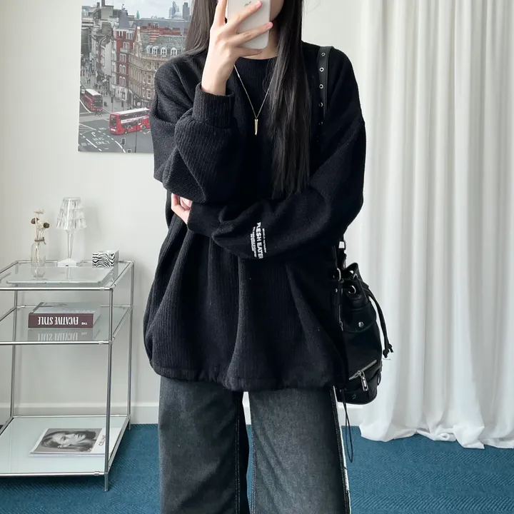 String knit mtm [unisex] 상세 이미지 15