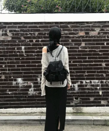 포켓 투웨이 숄더 백팩(2color)