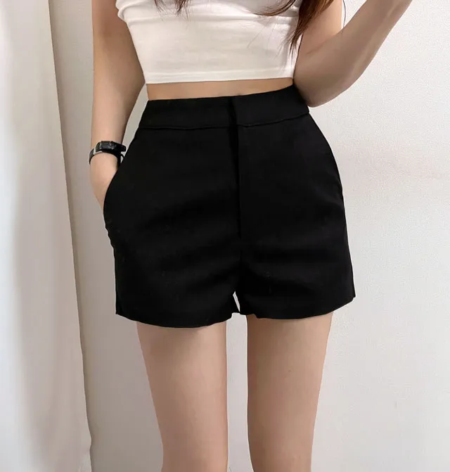 [기본깔끔핏] 코튼 면 스판 3부 숏팬츠 슬랙스 봄 여름 반바지 상세 이미지 9