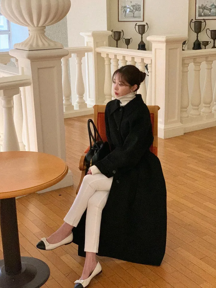 도리 롱코트 울코트 핸드메이드코트 겨울자켓 상세 이미지 30
