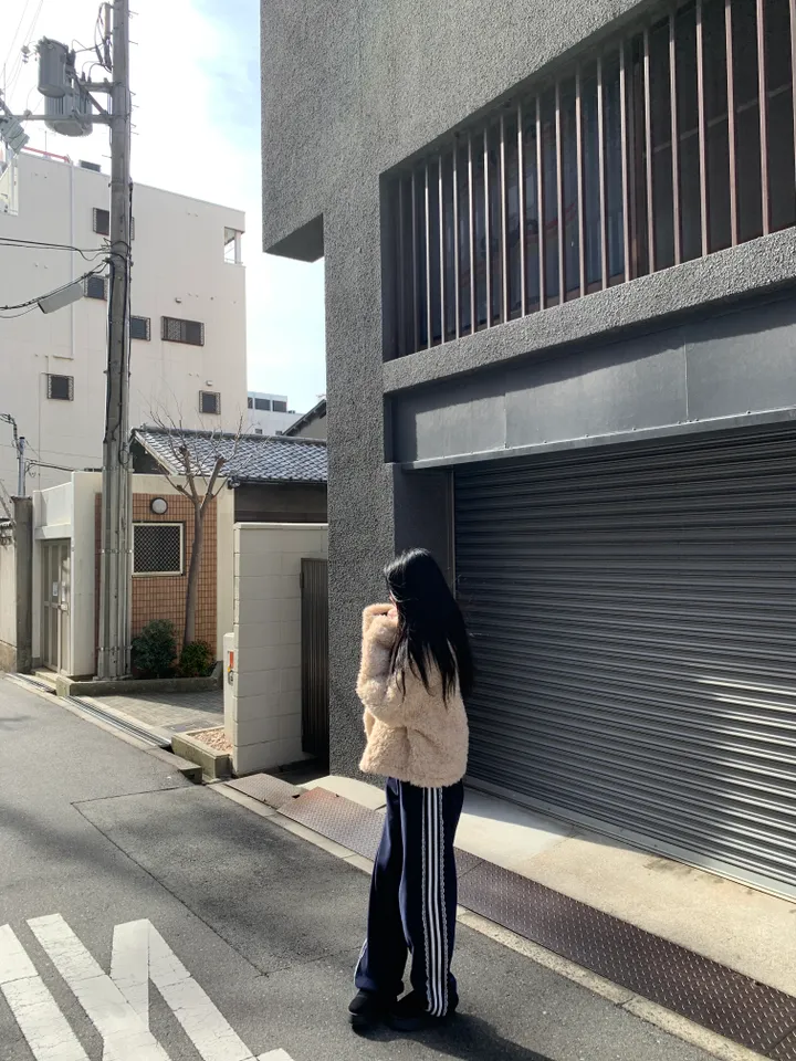 럼블 양털 무스탕 뽀글이 터틀넥 퍼 자켓 상세 이미지 8