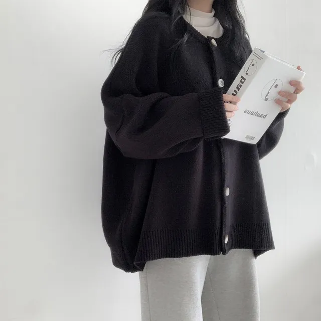입는 순간 아방한 오버핏 니트 가디건 상세 이미지 16