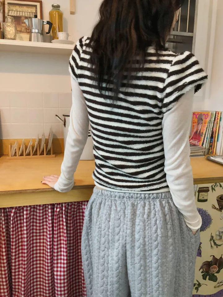 콘차 레이어드 시스루 티셔츠 상세 이미지 19