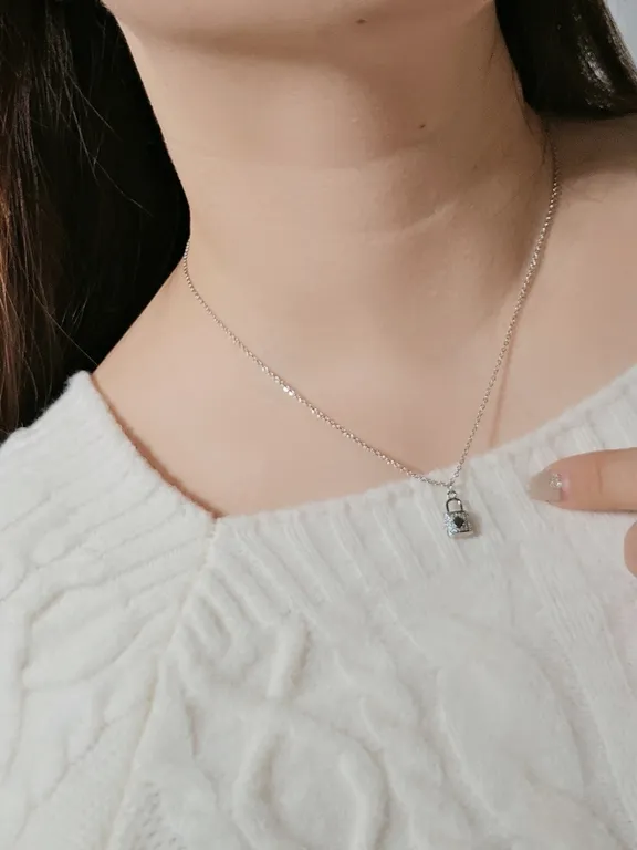 심플한데예쁜 미니 스파클링 락 체인 써지컬 네크리스 목걸이 상세 이미지 36