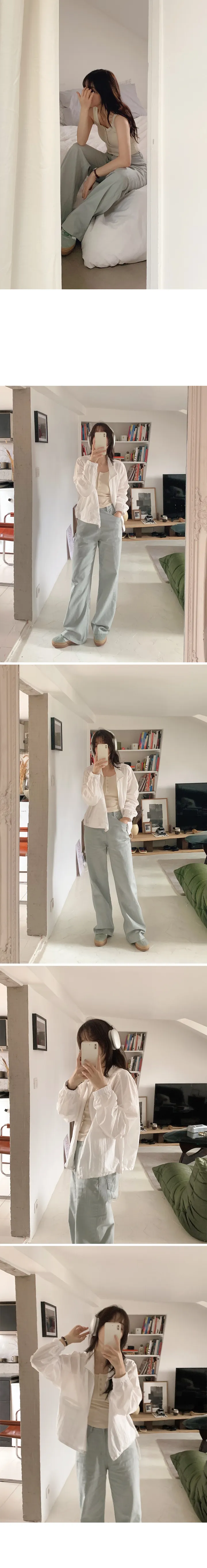 [👀허리밴딩/후들팬츠] 투데이 에어썸머 와이드팬츠 (+기본/롱ver) - 4 size (SLOWMADE/자체제작/봄팬츠/여름팬츠/바지/세미와이드/편안함/데일리) 상세 이미지 67