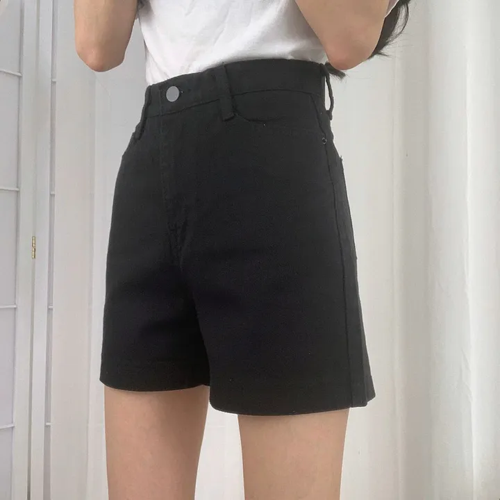 [2Color]베이직 기본 하이웨스트 데일리 면반바지 상세 이미지 2