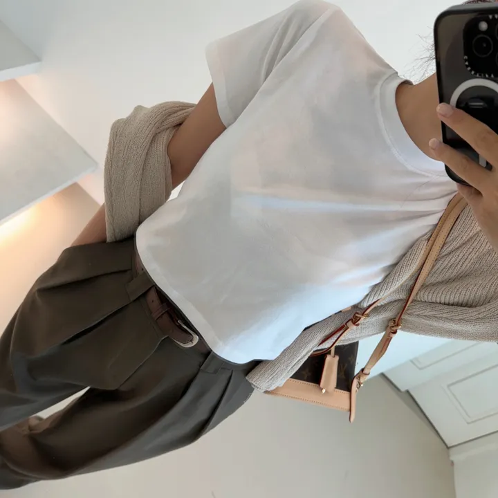 [벨트SET]탄탄 핀턱 와이드 슬랙스 상세 이미지 58