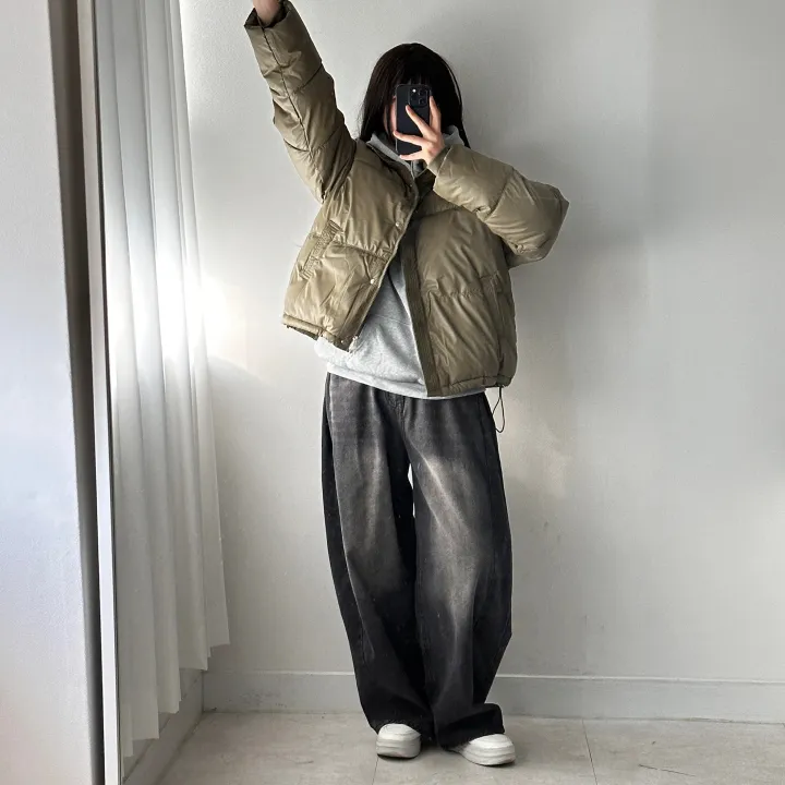 [최저가🔥] 꾸안꾸 강추! 루즈핏 패딩 점퍼 학생 대학생 데일리 데이트 캐주얼 캠퍼스 신상 특가 할인 봄 여름 가을 겨울 여행 수학여행 졸업 개강 졸사 하객룩 직장인 상세 이미지 25