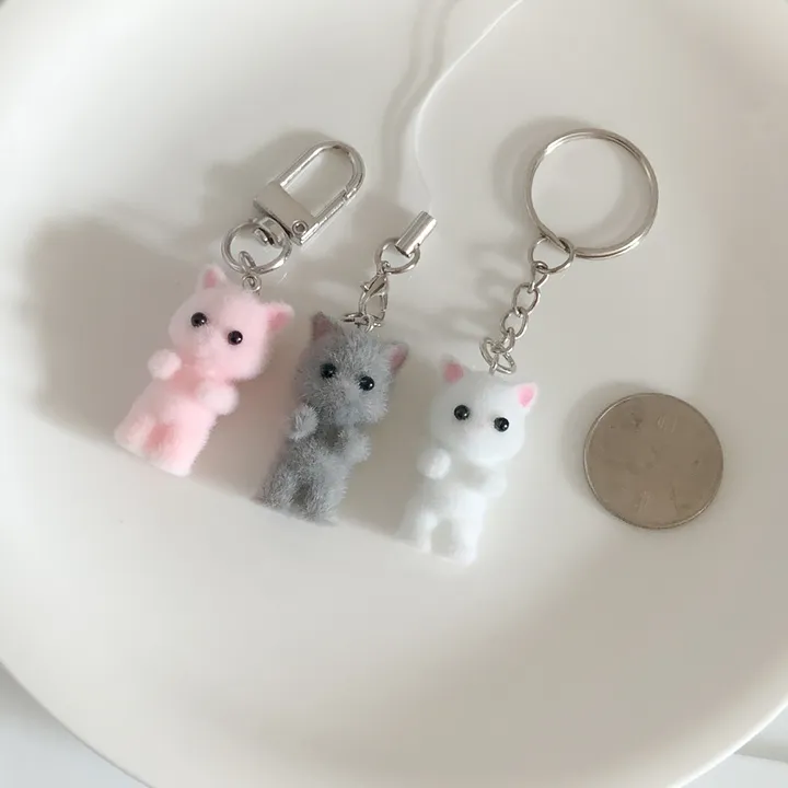 [🐻🐰🐱] 귀여운 아기 토끼 곰돌이 곰 고양이 키링 상세 이미지 3