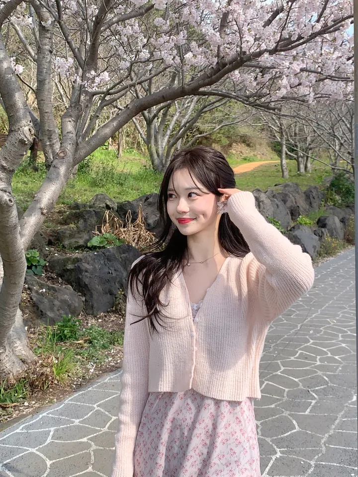 [MADE][봄필수템💕/벚꽃룩/데이트룩🎀] 로제 스프링 하찌 가디건 (7color) 상세 이미지 31